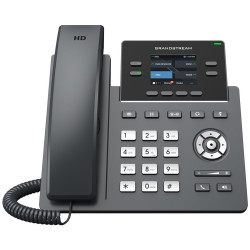 Grandstream GRP2612 VoIP telefon, 2x SIP, barevný podsvícený 2,4" displej, 2x 10 100 Mbps RJ45