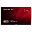 ViewSonic VA1650 16" 16:9 1920 x 1080 SuperClear® IPS přenosný monitor, HDMI,2 USB type C, ochranný obal