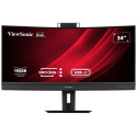 ViewSonic VG3457CV 34" 21:9,3440 x 1440,SuperClear®VA,zakřivený,2 HDMI,DP,100W USB-C,RJ45,USB,speakers,výš. nast.,webcam
