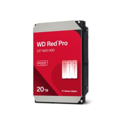 WD Red Pro WD201KFGX - Pevný disk - 20 TB - interní - 3.5" - SATA 6Gb s - 7200 ot min. - vyrovnávací paměť: 512 MB