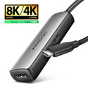 AXAGON RVC-HI8KPD, USB-C - HDMI 2.1 redukce adaptér, 8K 60Hz, 4K 144Hz, HDR10+, PD100W