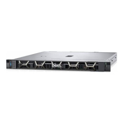 Dell PowerEdge R250 - Server - instalovatelný do racku 1U - 1-směrný - 1 x Xeon E-2334 až 4.8 GHz - RAM 16 GB - SAS - vyměnitelný za chodu 3.5" zásuvka(y) - HDD 2 TB - Matrox G200 - Gigabit Ethernet - žádný OS - monitor: žádný - černá - BTP - Dell Smart Value, Dell Smart Selection - s 3 roky na místě