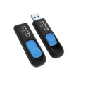 ADATA Flash Disk 64GB UV128, USB 3.1 Dash Drive (R:90 W:40 MB s) černá modrá