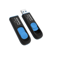 ADATA Flash Disk 64GB UV128, USB 3.1 Dash Drive (R:90 W:40 MB s) černá modrá