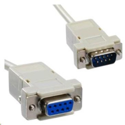 PREMIUMCORD Kabel sériový 5m prodlužovací (Canon 9M 9F, rozebírací, RS232)