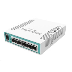 MikroTik Cloud Router Switch CRS106-1C-5S, 400MHz CPU, 128MB RAM,1xGLAN SFP, 5xSFP slot, vč. L5 licence