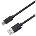 PremiumCord kabel USB-C - USB 3.0 A (USB 3.2 generation 2, 3A, 10Gbit s) 15cm