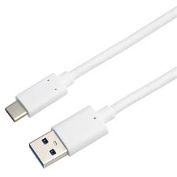 PremiumCord kabel USB-C - USB 3.0 A (USB 3.2 generation 2, 3A, 10Gbit s) 2m bílá