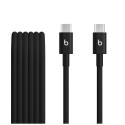 Beats USB-C USB-C Woven Cable (1.5m)- Bolt Black