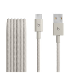 Beats USB-A USB-C Woven Cable (1.5m)-Surge Stone