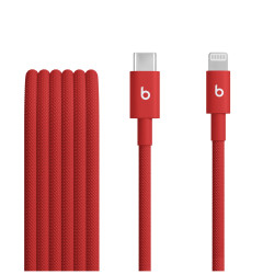 Beats USB-C Lightning Woven Cable (1.5m)-Rapid Red