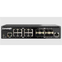 QNAP řízený switch QSW-M3216R-8S8T (8x 10GbE porty + 8x 10G SFP+ porty, poloviční šířka)