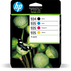 HP 934 Black 935 CMY Ink Cartridge 4-Pack (400 400 400 400 pages)