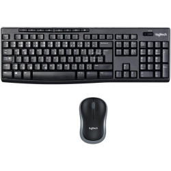 Logitech klávesnice s myší Wireless Combo MK270, HUN, černá