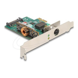 Delock - Síťový adaptér - PCIe 2.1 nízký profil - 10 100 1000 2500Base-T (PoE+) x 1