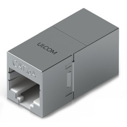 Ubiquiti RJ45 Inline Coupler Indoor, 10-Pack - Keystone spojka Cat6A, sada 10ks