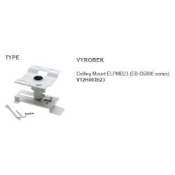 EPSON Ceiling Mount ELPMB23 pro EB-19xx,17xx,8x,8xx,EB-Sx,EB-Xx,EB-Wx Ceiling Kit - stropní držák projektoru