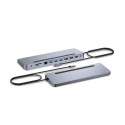 i-tec USB-C Metal Ergonomic 4K 3x Display Docking Station, PD 100W