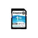 Kingston SDXC karta 1TB Canvas Go! Plus, R:170 W:90MB s, Class 10, UHS-I, U3, V30