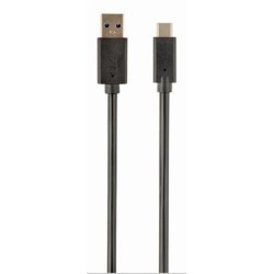 GEMBIRD Kabel USB 3.0 AM na Type-C kabel (AM CM), 3m, černý