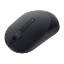 Dell MS300 - Myš - plná velikost - optické LED - 3 tlačítka - bezdrátový - 2.4 GHz - bezdrátový přijímač USB - černá - s 3 years Advanced Exchange Service