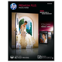 Lesklý fotopapír HP Premium Plus Glossy Photo Paper, 20 listů 13 x 18 cm