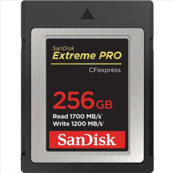SanDisk Extreme Pro CFexpress Card 256GB, Type B, 1700MB s Read, 1200MB s Write