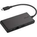 ASUS dock DC201- Dual 4K USB-C Dock - dobija notebook max.100W