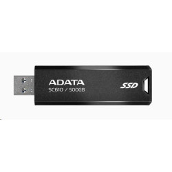 ADATA Externí SSD 2TB SC610, USB-A 3.2, černá