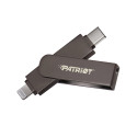 Patriot iLuxe Stick C MFi 512GB USB 3.2 Lightning + USB-C Černá