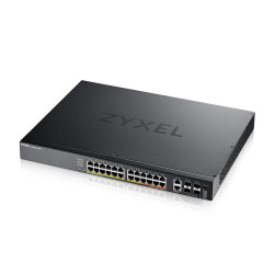 Zyxel XGS2220-30HP, L3 Access Switch, 400W PoE, 16xPoE+ 10xPoE++, 24x1G RJ45 2x10mG RJ45, 4x10G SFP+ Uplink, incl. 1 yr