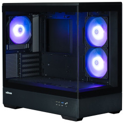 Zalman skříň P30 Black miniT 3x120mm fan ARGB USB 3.0 USB-C temperované sklo černý
