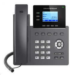 Grandstream GRP2603P [VoIP telefon - 2.48" 132 x 64 grafický, 6x SIP účet, 2x RJ45 10 100 1000 Mbps, PoE]