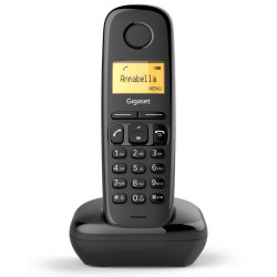 SIEMENS GIGASET A170 - DECT GAP bezdrátový telefon, barva černá
