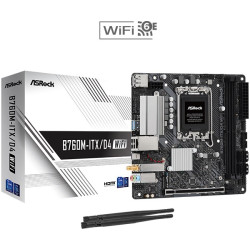 ASRock MB Sc LGA1700 B760M-ITX D4 WiFi, Intel B760, 2xDDR4, 1xDP, 1xHDMI, mini-ITX