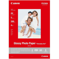 Canon fotopapír GP-501 A4, 10x15 cm, lesklý, 5 ks, 210g
