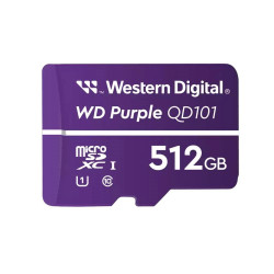 WD MicroSDXC karta 512GB Purple WDD512G1P0C Class 10 (R:100 W:60 MB s)
