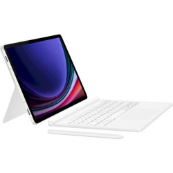 Samsung pouzdro s klávesnicí EF-DX725UWE pro Galaxy Tab S9 S9 FE, bílá