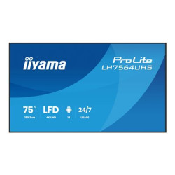iiyama ProLite LH7564UHS-B1AG LCD VA 75" 3840 x 2160 6,5ms 500 nitů 5000:1 60Hz 24/7