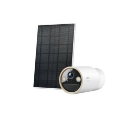 Tapo C460 KIT V1 - Solar-Powered Security Camera Kit - síťová bezpečnostní kamera - venkovní - odolná vůči povětrnostním vlivům - barevný (Den a noc) - 8 MP - 3840 x 2160 - 4K - pevné ohnisko - audio - bezdrátový - Wi-Fi - 2.4GHz radio, 5GHz radio - H.264, H.265 - s Tapo A201 solární panel