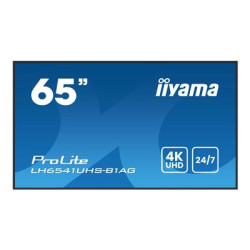 iiyama ProLite LH6541UHS-B1AG - 65" Třída úhlopříčky (64.5" zobrazitelný) displej LCD s LED podsvícením - digital signage - 4K UHD (2160p) 3840 x 2160 - black bezel with glossy finish