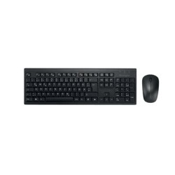 Kensington KM270 EQ - Klávesnice a sada myši - dobíjecí - full size - bezdrátový - 2.4 GHz, Bluetooth - QWERTZ - nemecká