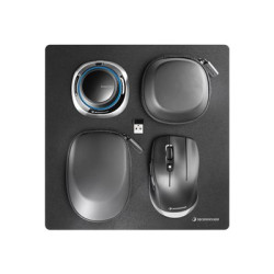 3Dconnexion SpaceMouse Wireless Kit 2 - 3D myš - ergonomický - 2 tlačítka - bezdrátový, kabelové - 2.4 GHz