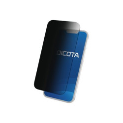 DICOTA - Filtr pro soukromí obrazovky pro mobilní telefon - dvoucestné - lepicí - černá - pro Apple iPhone 15 Pro