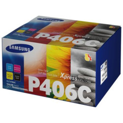 HP - Samsung toner CMYK sada CLT-P406C pro CLP - 360 - poškození obalu D (viz. popis)