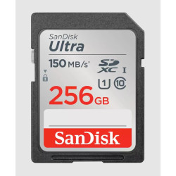 SanDisk Ultra SDXC 256GB 150MBps UHS-I U1 Class 10 Černá