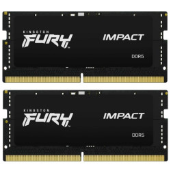 KINGSTON SODIMM DDR5 32GB (Kit of 2) 5600MT s CL40 FURY Impact PnP