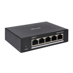 HiLook Powered by HIKVISION switch NS-0505 5x port 1000 Mbps RJ45 ports 1 Gbps Kov