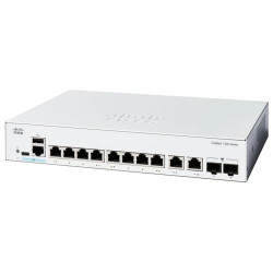 Cisco Catalyst switch C1300-8T-E-2G (8xGbE,2xGbE SFP combo,fanless) - REFRESH
