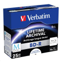 VERBATIM MDisc BD-R(5-pack)Jewel 4x 25GB